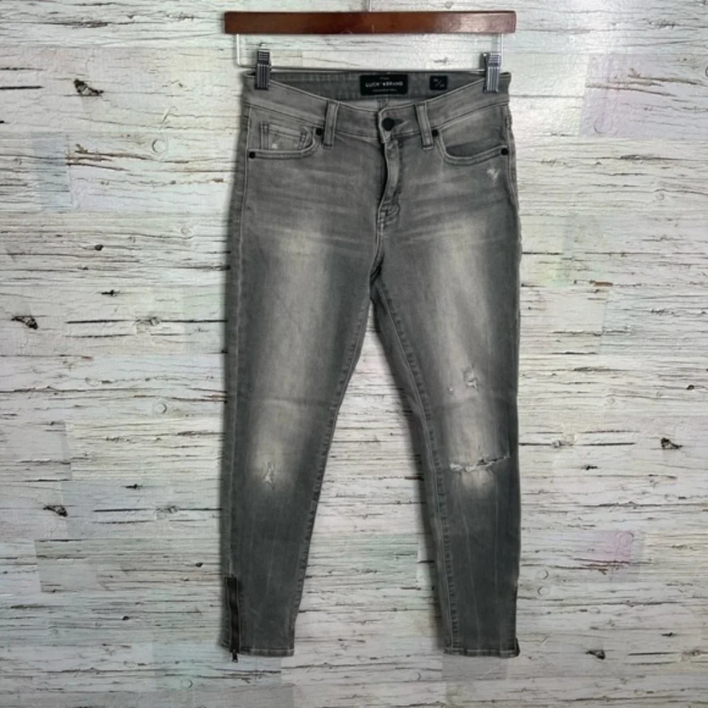 Lucky brand Ava skinny  gray size 24 jeans